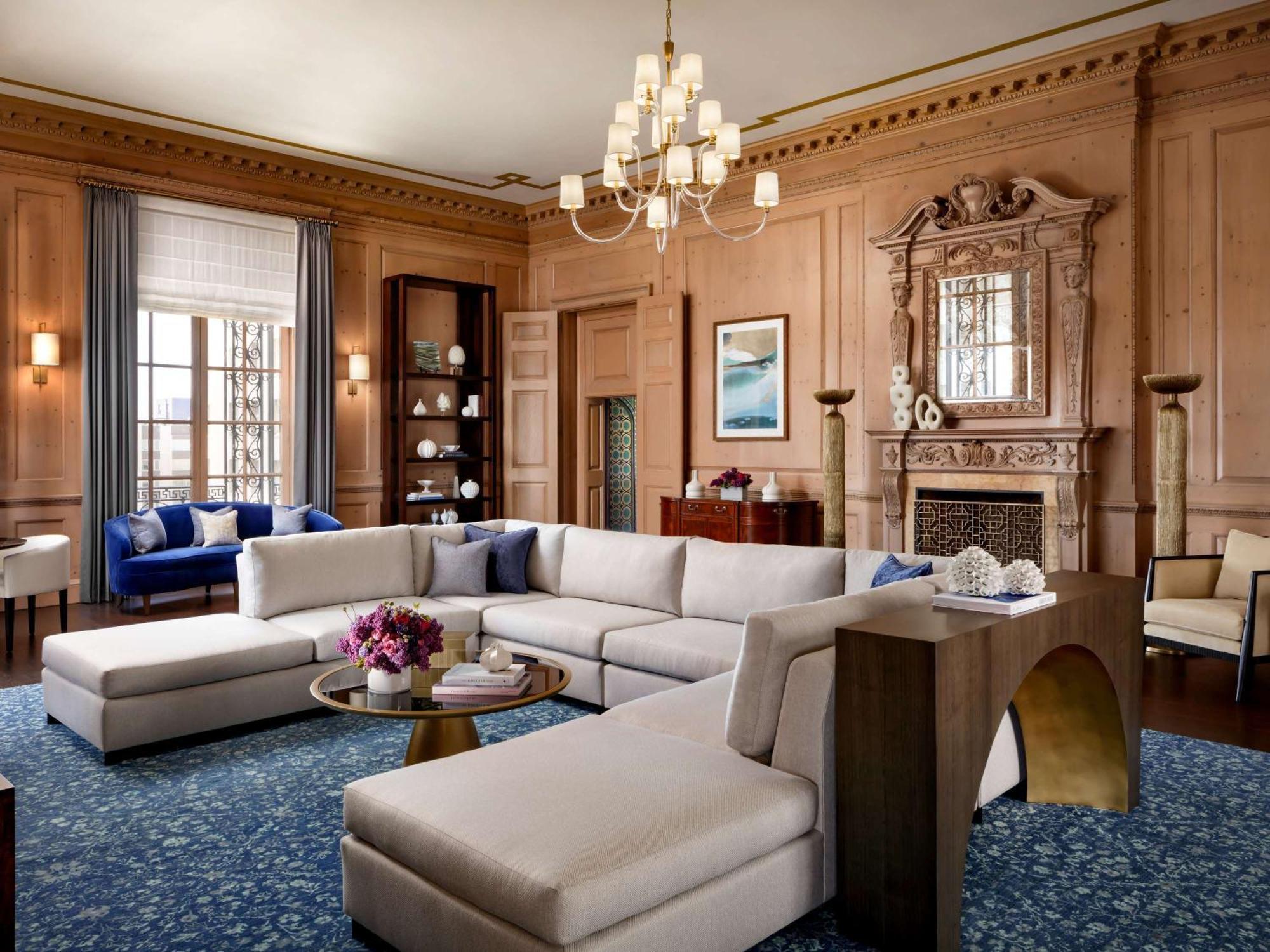 Fairmont San Francisco Hotel Exterior foto The living room of the suite