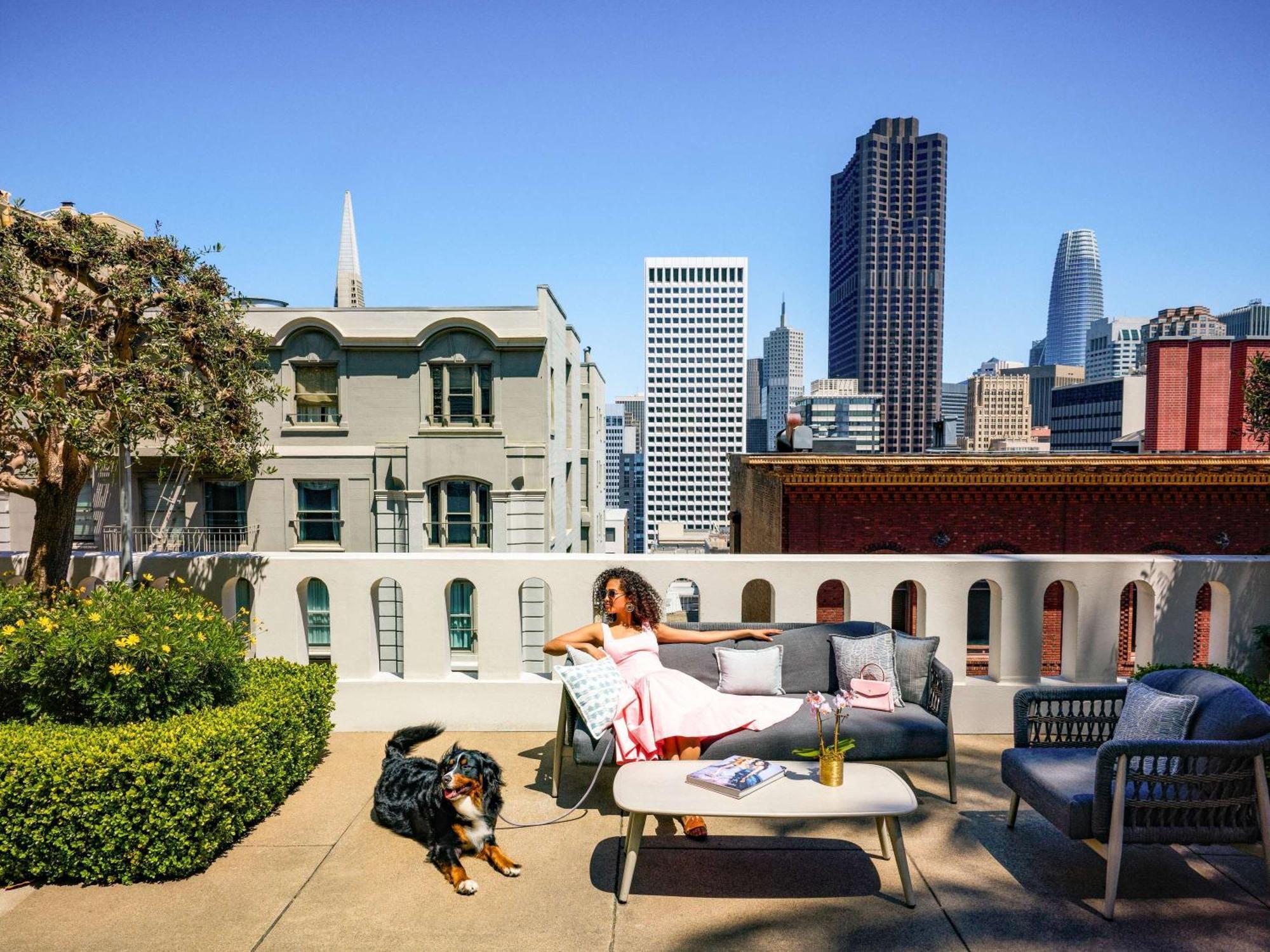 Fairmont San Francisco Hotel Exterior foto Rooftop garden