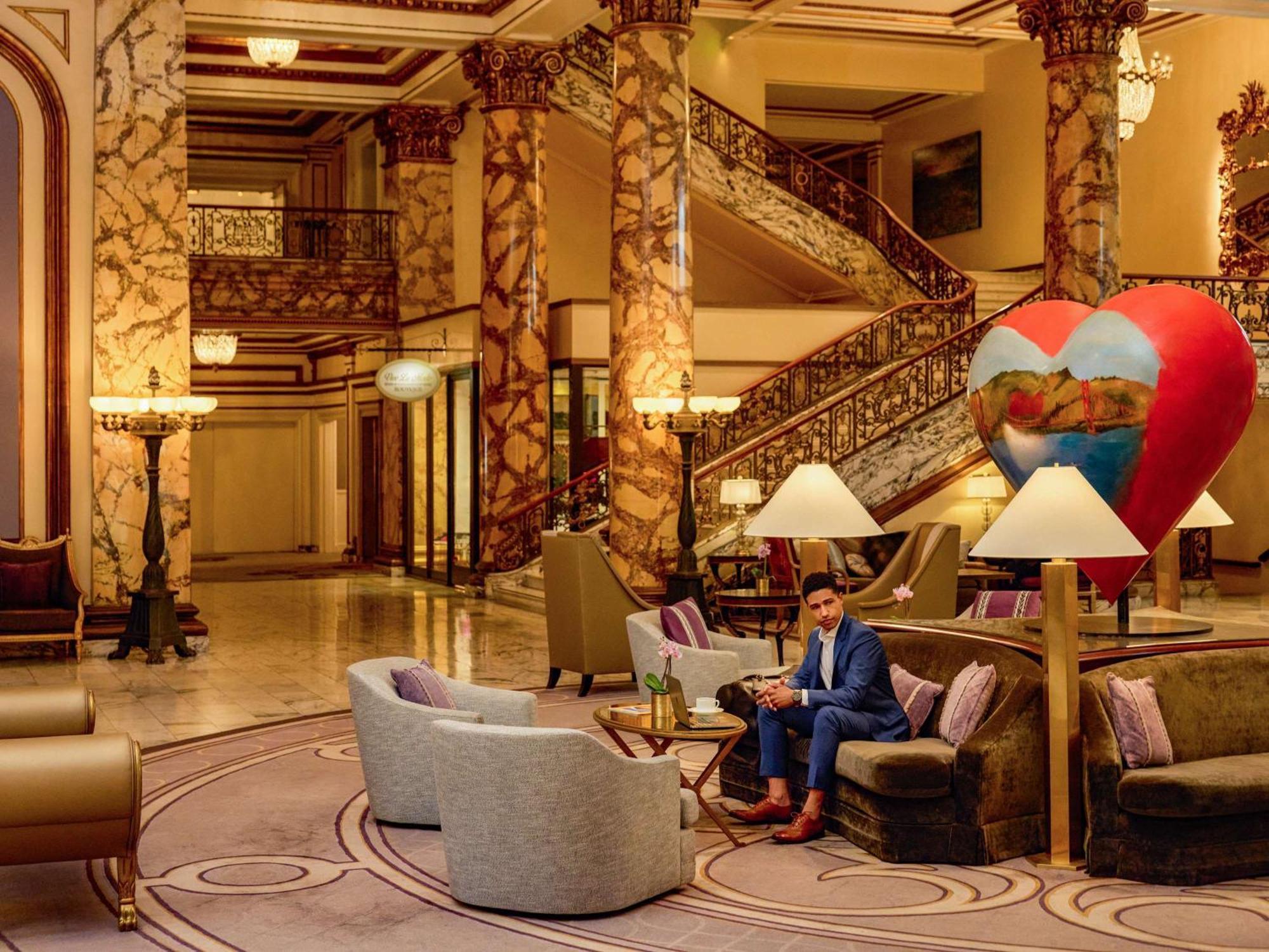 Fairmont San Francisco Hotel Exterior foto The lobby of the InterContinental London Park Lane